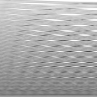 Ripple texture. Water depth. Thin line wave background. Linear halftone. Banner, card, poster. vector
