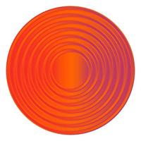 Colorful gradient abstract circle. Geometrical print. vector