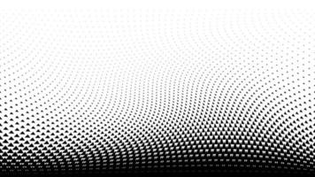 Triangular halftone background. Geometrical black and white card. vector