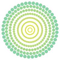 Screen printing pattern. Radiant frame. Abstract vortex. Circular pattern. Pop art round halftone frame isolated on white. Abstract whirligig, eyeball. Dotted print. vector