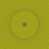 Abstract linear round rosette  card, thin line background. Geometric striped poster. vector