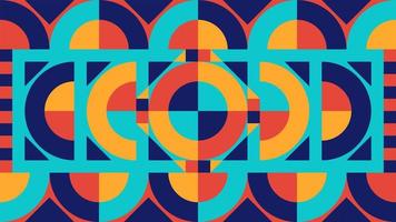 Pattern of Pop and Colorful Abstract Geometric Shape with simple design. vector