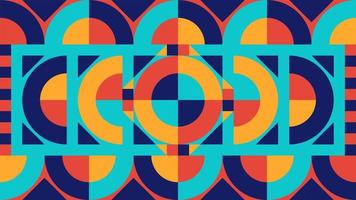 Pattern of Pop and Colorful Abstract Geometric Shape with simple design. vector