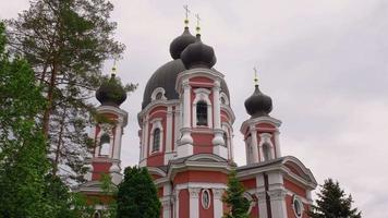 monastère de curchi, moldavie, 2021. église de moldavie video