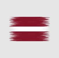 Latvia flag brush stroke, National flag vector