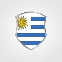 diseño de la bandera de uruguay vector