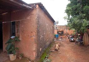 Planaltina Goias, Brazil, February 12, 2022 The Poor and Crude Housing Conditions in the city of Planaltina, and throughout Brazil. photo