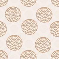 Beige abstract geometric seamless pattern with grunge polka dot. Textured circles. Geometrical background for wrapping paper, website, wallpaper, ets. vector