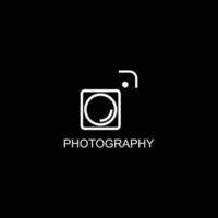 simple photography logo illustration vector