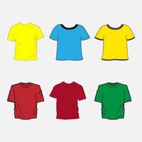 shirt illustration collection vector