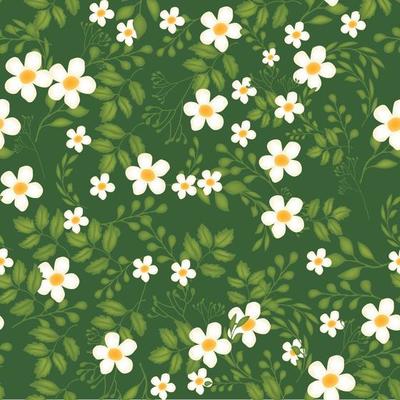 Florals of seamless pattern background