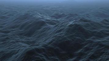 Ocean waves undulate and flow - Loop video