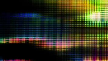Futuristic device screen pixels fluctuate with motion - Loop video