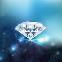 Shiny diamond background vector