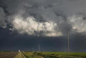 nubes de tormenta saskatchewan foto