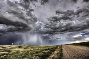 nubes de tormenta saskatchewan foto