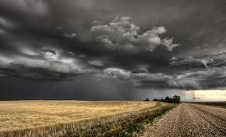 nubes de tormenta saskatchewan foto