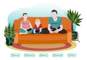 Kids playing video games Vectors & Illustrations for Free Download