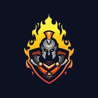 Knight Mascot Logo Template vector