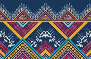 ethnic pattern design for clothes vector