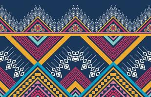 ethnic pattern design for clothes vector