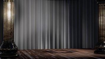 stage curtain with light and shadow video