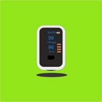 Blood oxygen measurer vector