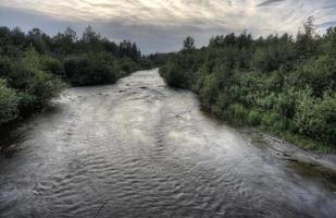 lago del norte de saskatchewan foto