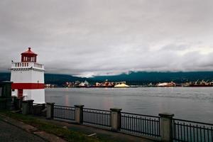 norte de vancouver desde stanley park foto