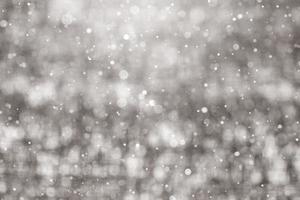 Snow Falling Close Up photo