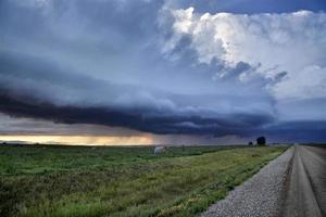 nubes de tormenta saskatchewan foto