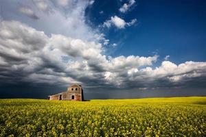 Storm Clouds Canada Abandoned house photo