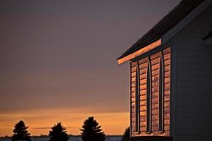 Saskatchewan Prairie Sunset photo