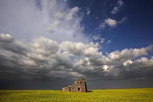 Storm Clouds Canada Abandoned house photo