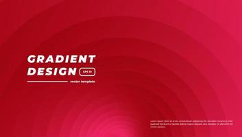 Red gradient background. Circle gradient shapes. Vector illustration
