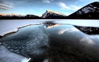 Mount Rundle and Vermillion Lakes photo