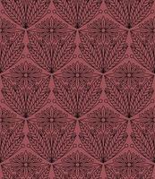PINK BACKGROUND WITH VECTOR VINTAGE FLORAL PATTERN