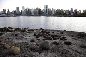 horizonte de vancouver canadá foto