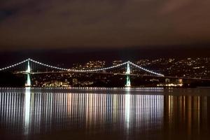 Lions Gate Bridge Night Photography photo
