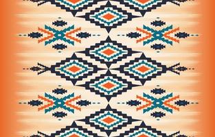 ethnic abstract beautiful art. Ikat seamless pattern in tribal, folk embroidery, Mexican style. Aztec geometric art ornament print. Design for carpet, wallpaper, clothing, wrapping, fabric. vector