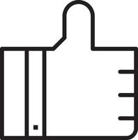 Like love popular thumbs up icon vector
