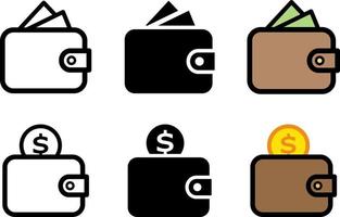 Wallet Icon Vector EPS 10