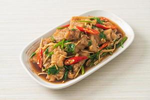 Stir Fried Fish with Chinese Celery photo