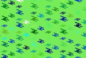 Light Green, Yellow vector template with repeated sticks.