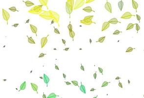 Light Green, Yellow vector sketch background.