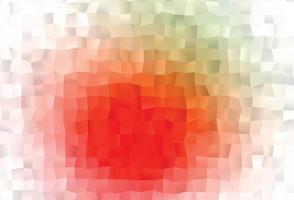 Light Green, Red vector polygon abstract background.