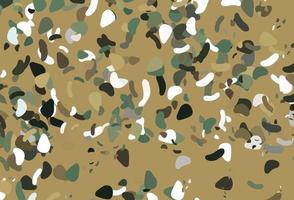 Light green, yellow vector background with abstract forms.