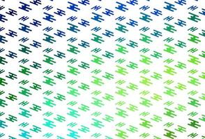 Light Green, Yellow vector template with repeated sticks.