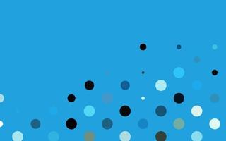 Light BLUE vector template with circles.