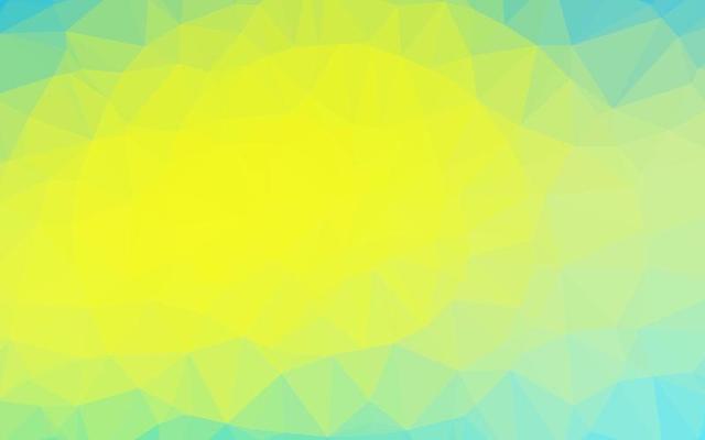 Light Blue, Yellow vector polygonal pattern.